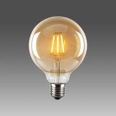 Una bombilla LED Claritas 350lm amarillo cálido