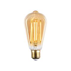 Una bombilla LED Claritas 450lm amarillo cálido