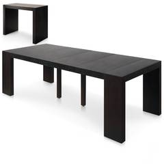 Table console extensible Nassau 4 rallonges bois wenge - de 50cm à 250cm
