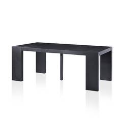 Table Console extensible Nassau L Noir carbone
