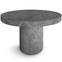 Suzie uitschuifbare ronde tafel met betoneffect