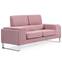 Barth 2-Sitzer Sofa mit Cordbezug Rosa