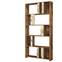 Libreria Respenda 90x180cm Effetto legno naturale e marmo bianco