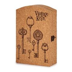 Boîte à clés en liège 20x29cm Kappana motif Clés Vintage