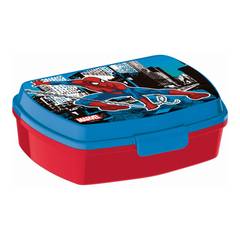 Boîte à Sandwich L17xP13cm Kindo Spiderman Great power lunchbox Plastique