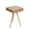 Bernida scandinavo treppiede tavolino in legno chiaro