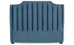 Tête de lit Dhora 160 cm Velours Bleu