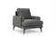 Fauteuil Narchis Tissu Anthracite