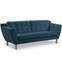 Gibus 3-Sitzer Sofa mit Stoffbezug Blau