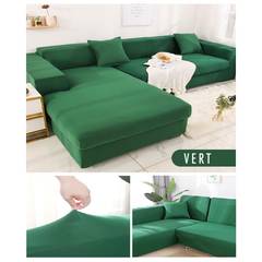 Decoprotect 3-Sitzer Stretch Sofabezug Grün
