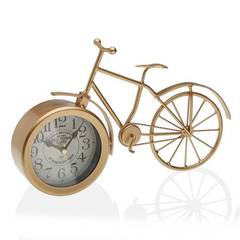 Horloge de table Bicicleta 20x33cm Métal Or