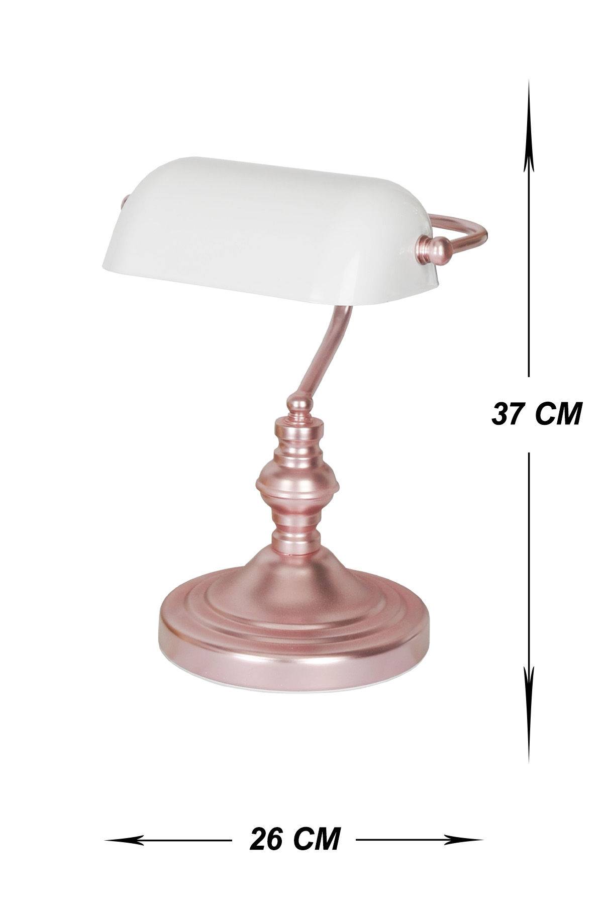 Voorkeursbehandeling Weinig hemel Lampe à poser Leger H37cm Métal Blanc et Or rose