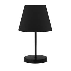 Lampe de table Accensa abat-jour Noir Métal Noir