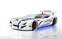 Lit d'enfant voiture de course Aventador 90x190cm Blanc et LED