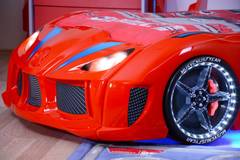 Interactief raceautobed MNV3 rood ABS melaminepaneel Multicolour
