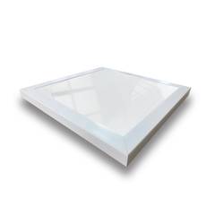Set van 4 vierkante spiegels met lijst Certa Glass Silver White