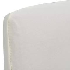 Lot de 6 housses de chaise extensible Gartempe Tissu Blanc Crème