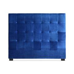 Tête de lit Luxor 140cm Velours Bleu