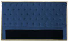 Tête de lit Mariella 180cm Velours Bleu