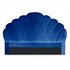 Tête de lit Mermaid 160 cm Velours Bleu 
