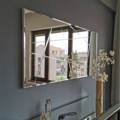 Miroir décoratif Speculo 130x62cm Verre craquelé