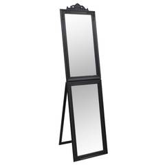 Brando espejo de pie W45xH180cm Madera maciza Negro