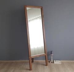 Espejo de pie Kami W55xH170cm Pino macizo Oscuro