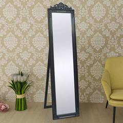 Espejo barroco Windiane 40x160cm Negro