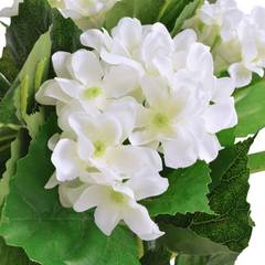 Hortensia artificial 60cm Blanca