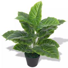 Plante artificielle Taro 45cm Vert