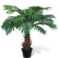 Plante artificielle Palmier Cycus 80cm Vert