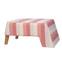 Pouf Sedens Tissu rayures chevrons nuance Rouge