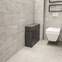 Rangement de salle de bain 1 porte et 2 tiroirs Denali Bois Anthracite