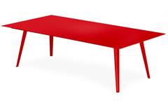 Table basse magnétique rectangulaire 120x60cm Bipolart Métal Rouge