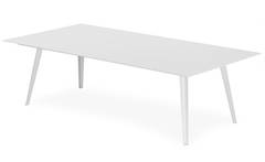 Table basse magnétique rectangulaire 120x60cm Bipolart Métal Blanc