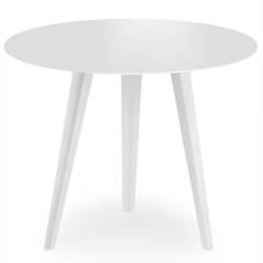 Table d'appoint magnétique ronde 45cm Bipolart Métal Blanc