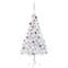 Künstlicher Weihnachtsbaum Madona H120cm Weiß LED und Kugeln Roségold