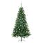 Silvesse Künstlicher Weihnachtsbaum H180cm Grün LED mit Kugeln Silber