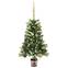 Künstlicher Weihnachtsbaum Silvesse H90cm Grün LED mit Kugeln Gold