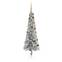 Xirarge zilveren LED kerstboom D61xH240cm met gouden en bronzen ballen