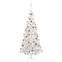 LED-Weihnachtsbaum Weiß Kalmiya D120xH240cm mit Kugeln Roségold