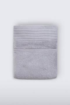  Handdoek honingraat afwerking Aspero 70 x 140 cm 100 oton Grijs