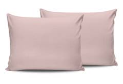 Set bestehend aus 2 Kissenbezügen Pulvinar 50 x 70 cm Baumwolle Rosa Dragée