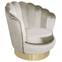 Fauteuil tournant pivotant Shelty Taupe
