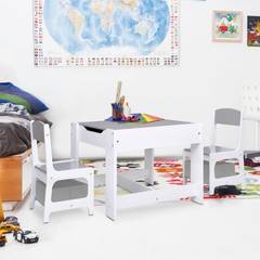 Table et chaises pour enfants Sunsa Bois Blanc