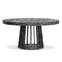 Table ovale extensible 300cm Eliza Effet Marbre Noir