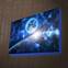 Tableau décoratif lumineux LED Lucendi spatial 30x90cm Toile de Daim Bois Multicolore