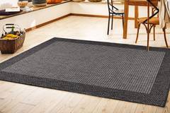 Rechthoekig tapijt Tatamo 160x230cm Mesh donkergrijs